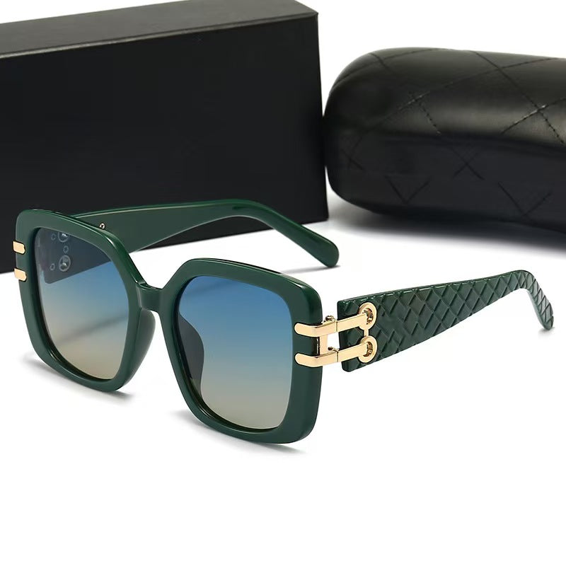 T588-1158 Sunglasses, sunglasses, large frame shading trend