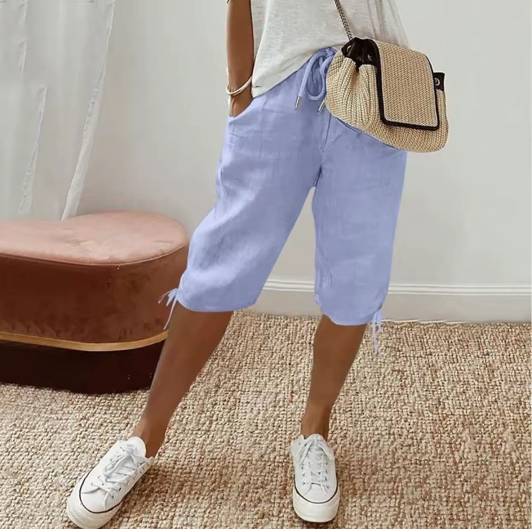 T588-950  Women's elastic drawstring pants