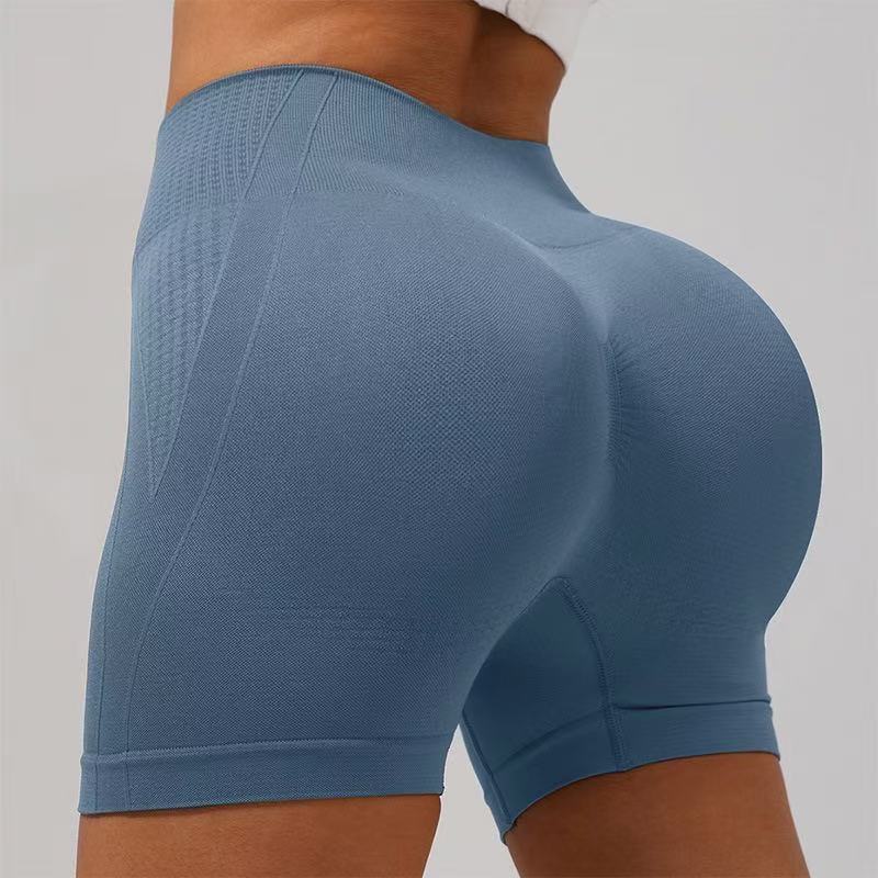T588-1154 Hip lifting shorts for exercise, tight fitting yoga, fitness shorts