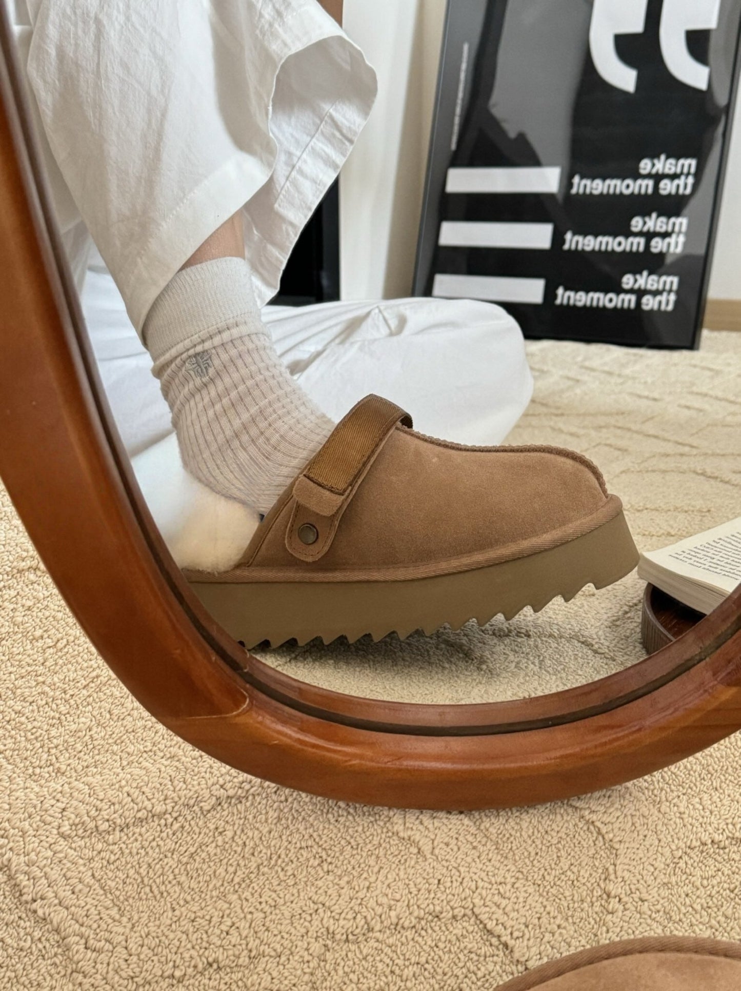 T588-591   Classic Thick Half Top Shoes --TG