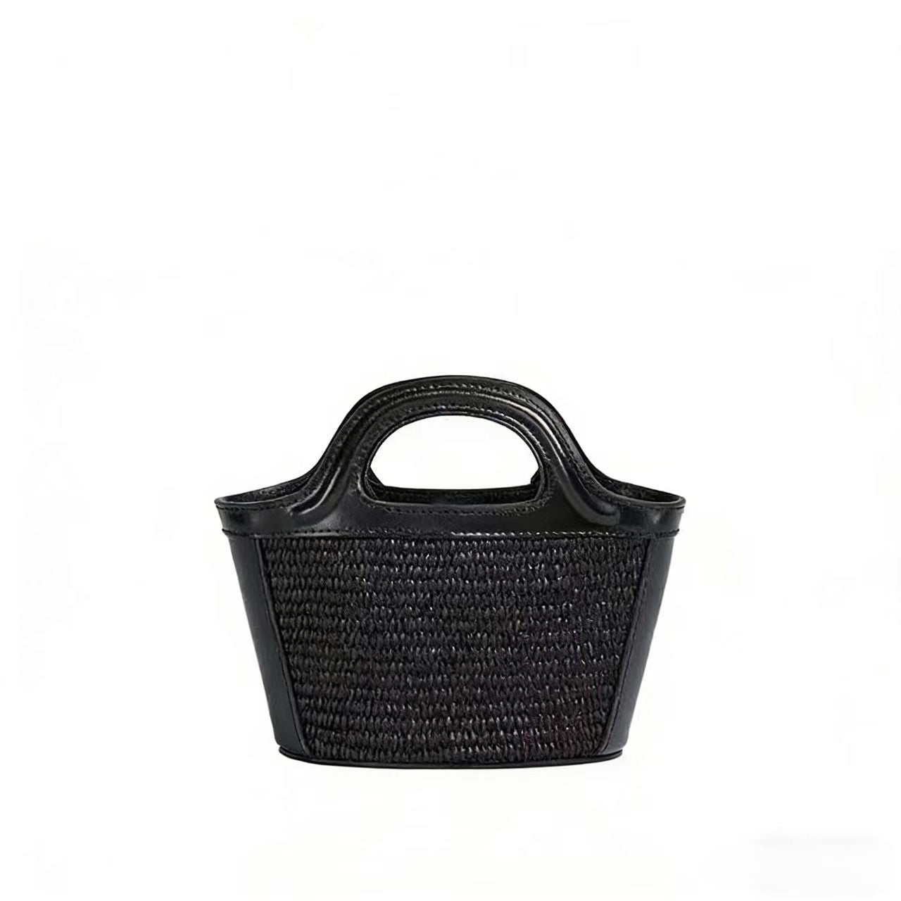 T588-1067 High appearance hand-held woven vegetable basket single shoulder handbag