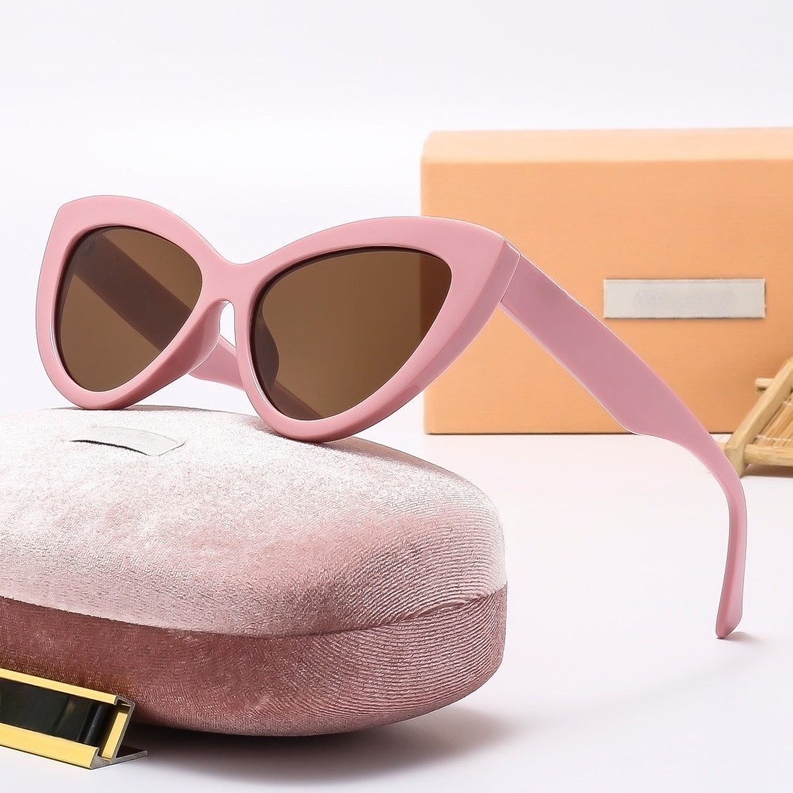 T588-957  Men's and women's large frame glasses, sunglasses, cat's eyes