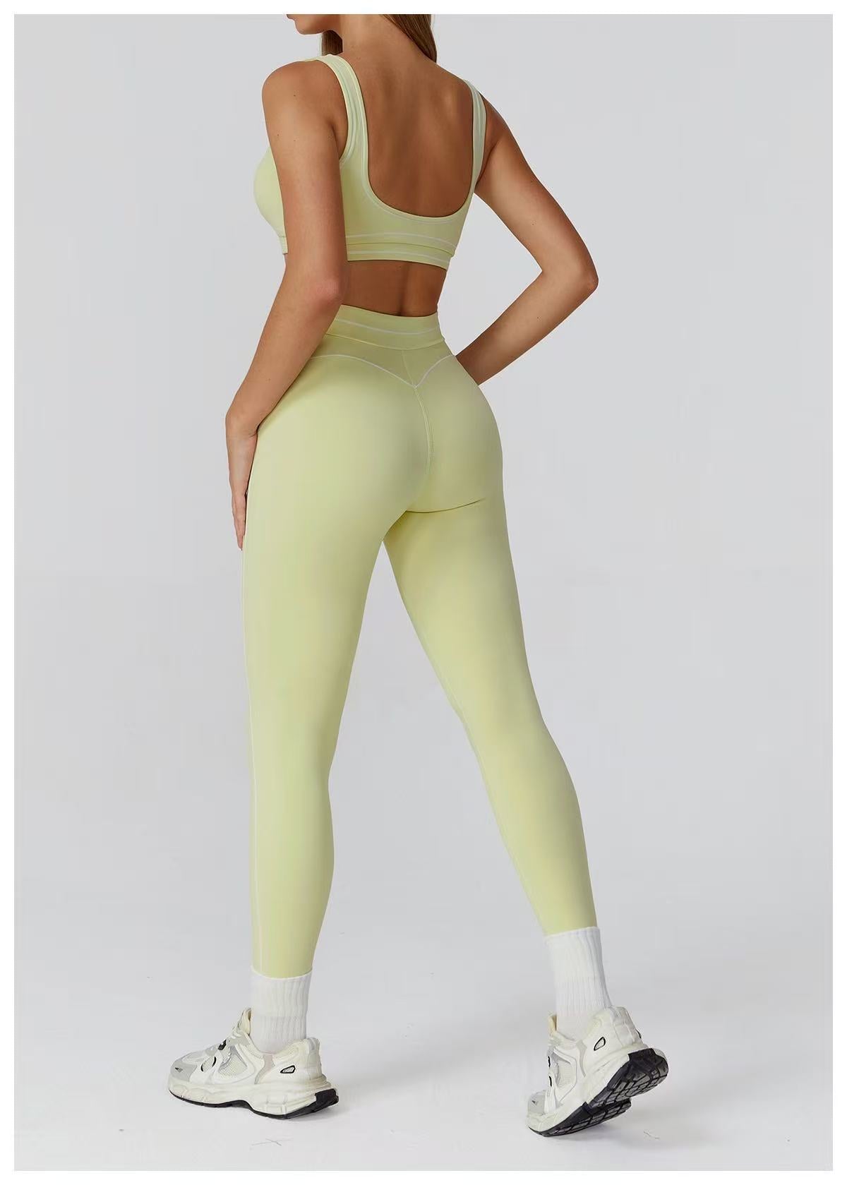 T588-900 Sports fitness yoga quick drying sports vest set