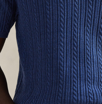 T588-1134  Men's short sleeved knitted shirt