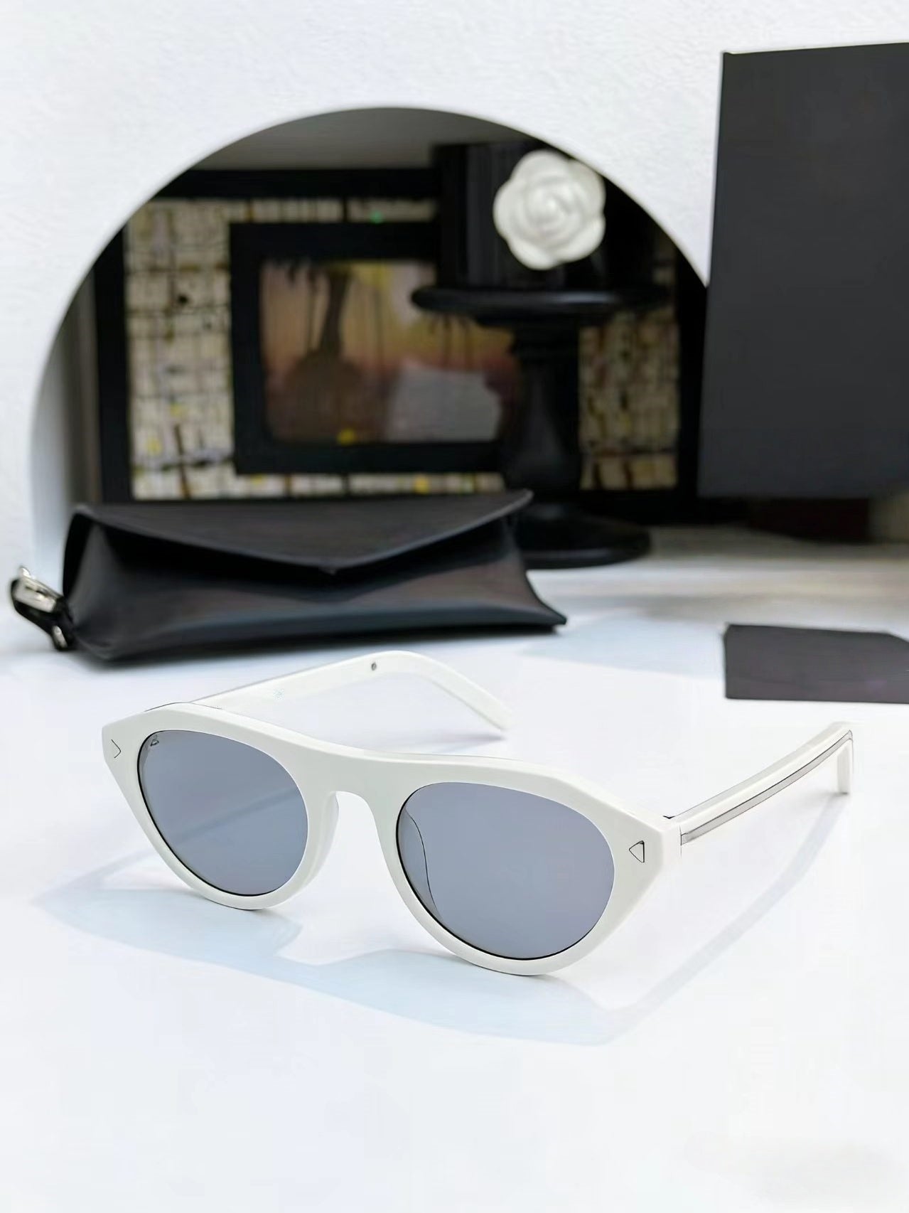 T588-1062  Round frame sunglasses, fashionable sunglasses