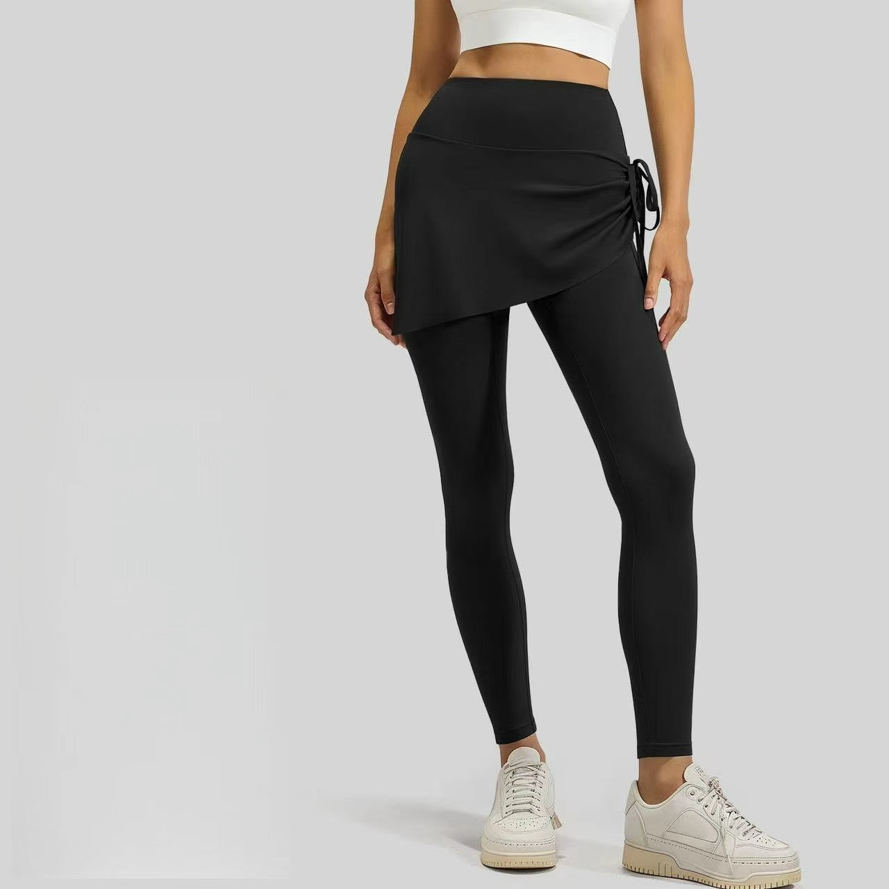 T588-886  Women's drawstring yoga pants, two piece sports pants