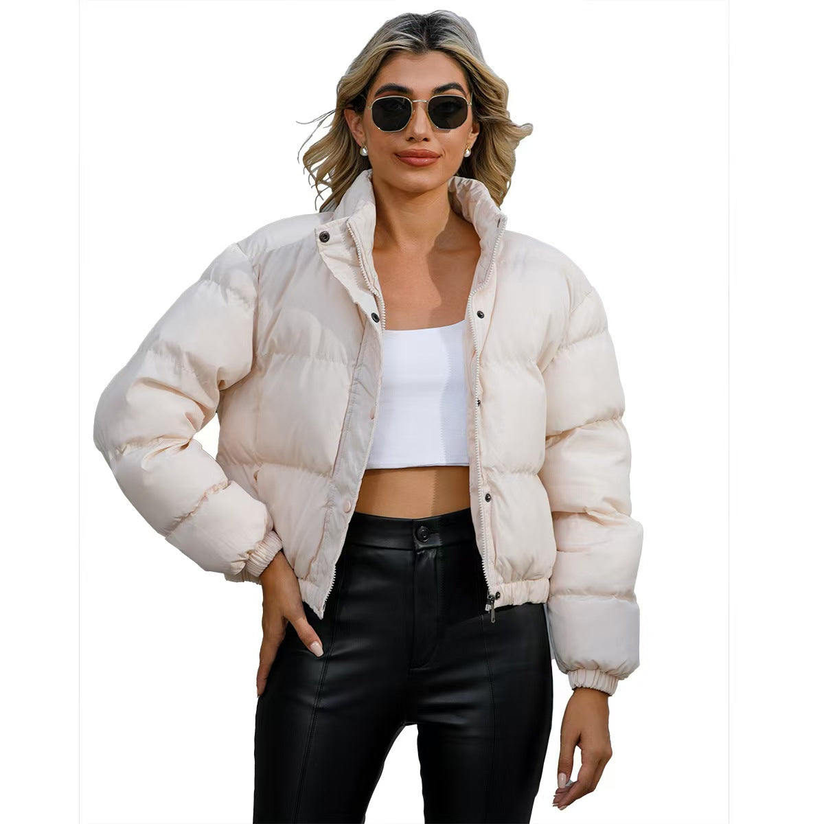 T588-709  Autumn andT588-709 winter women's short casual loose jacket   -GYYF