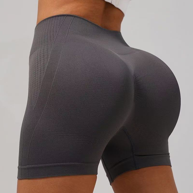 T588-1154 Hip lifting shorts for exercise, tight fitting yoga, fitness shorts