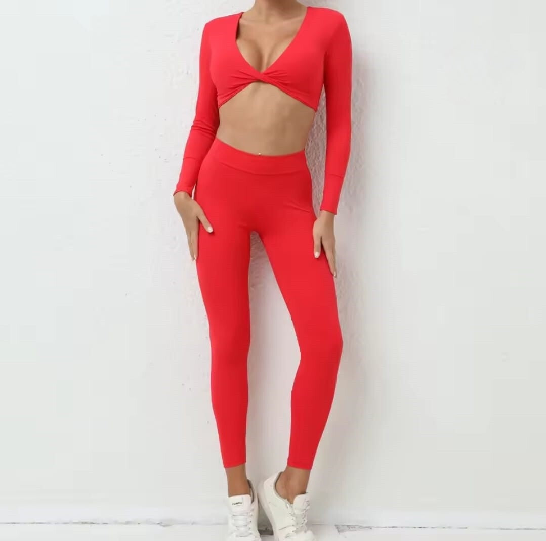 T588-921  Fitness new quick drying women's suit