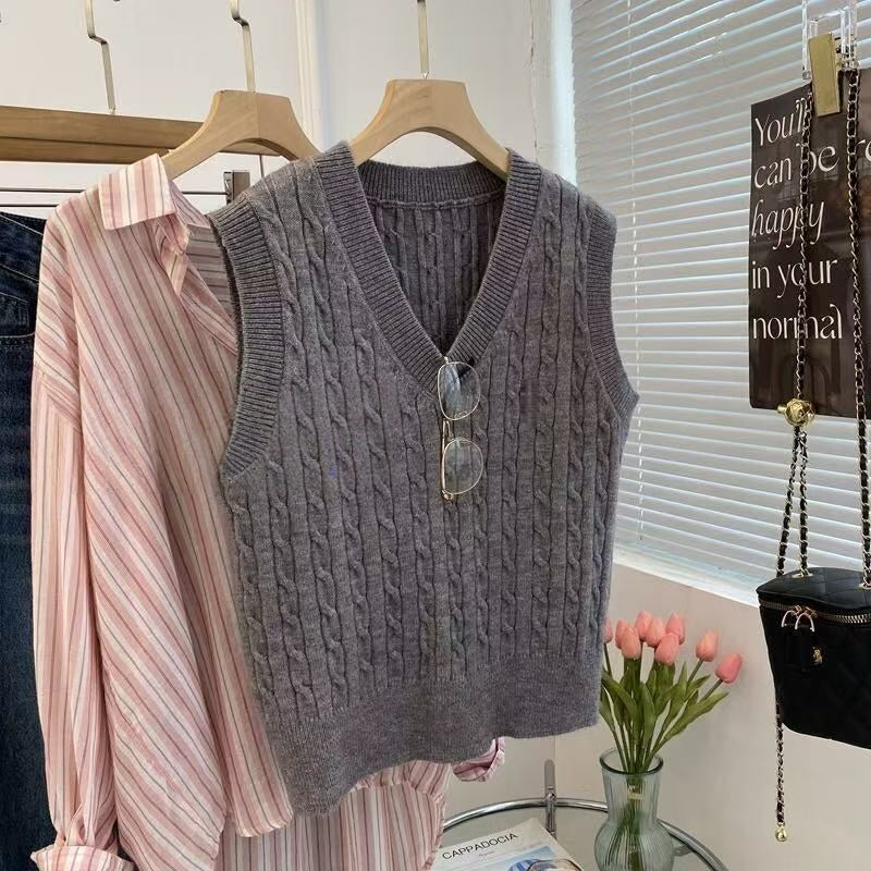 T588-699   Fashion sweater V-neck knit