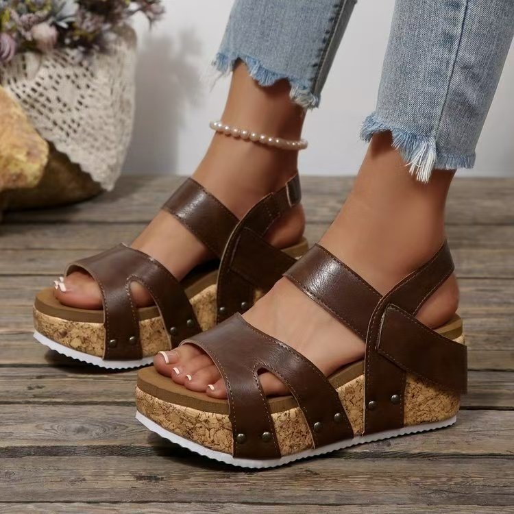 New willow nail high-heeled sandals E1266