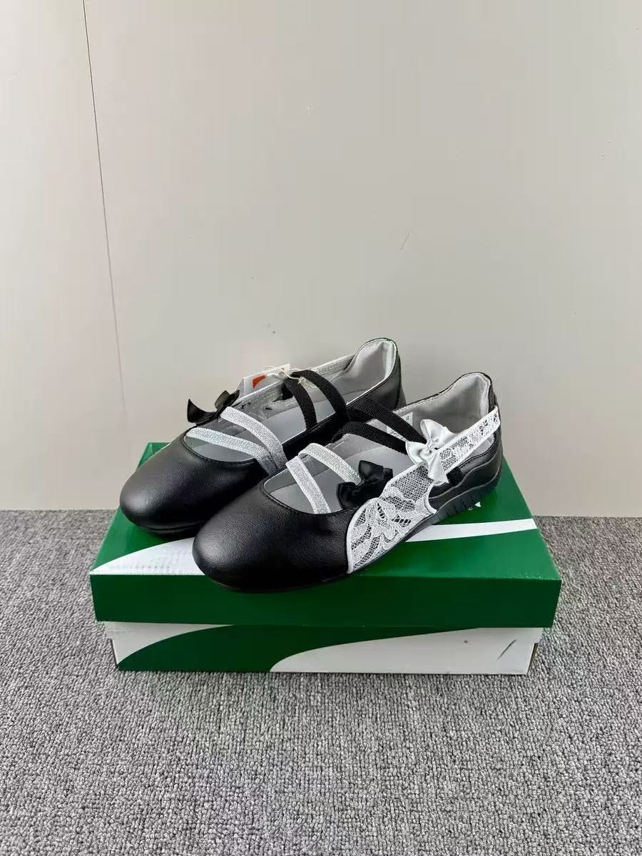 T588-1238  Thin low lace ballet Mary Jane women's shoes