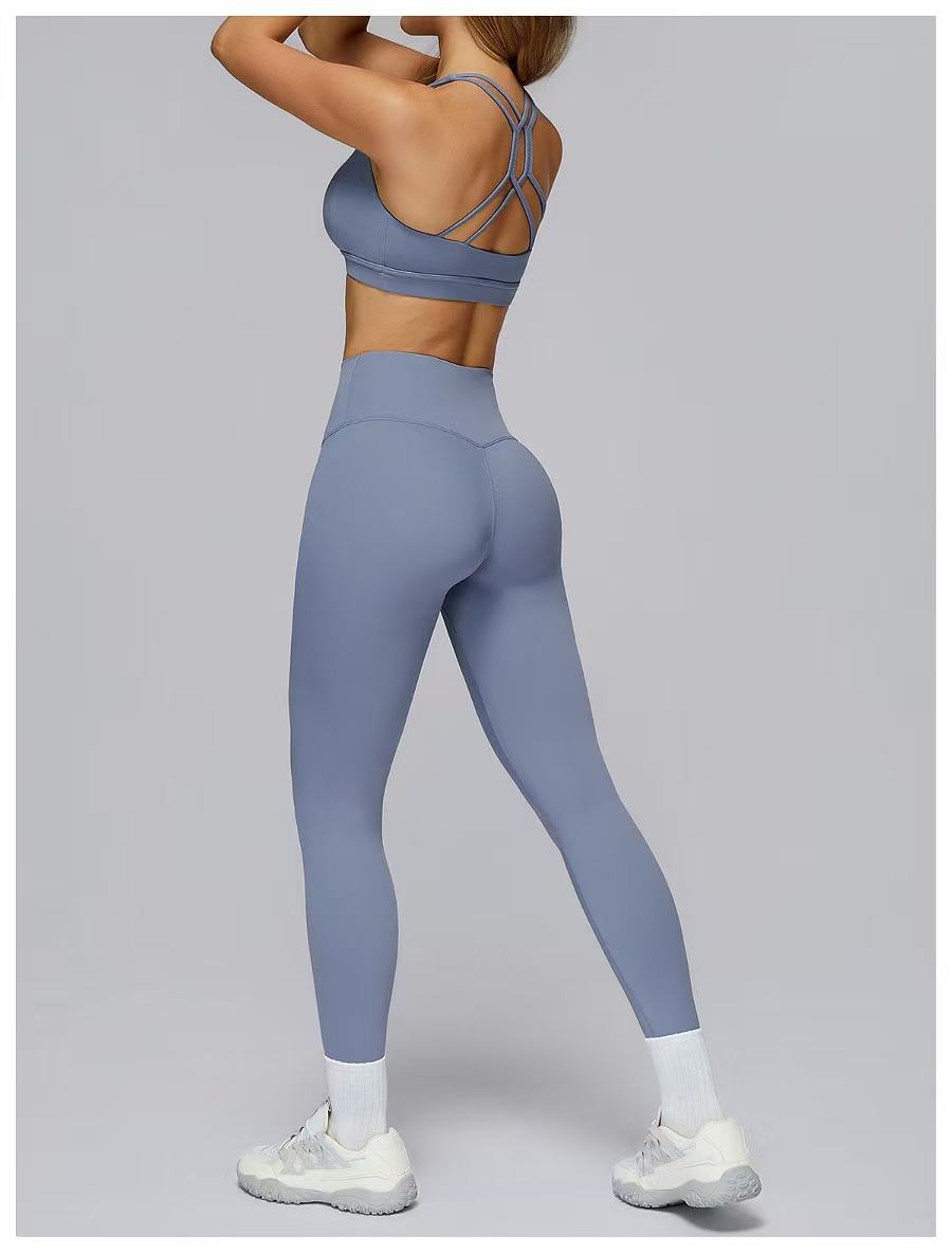 T588-899 Women's sports yoga suit set