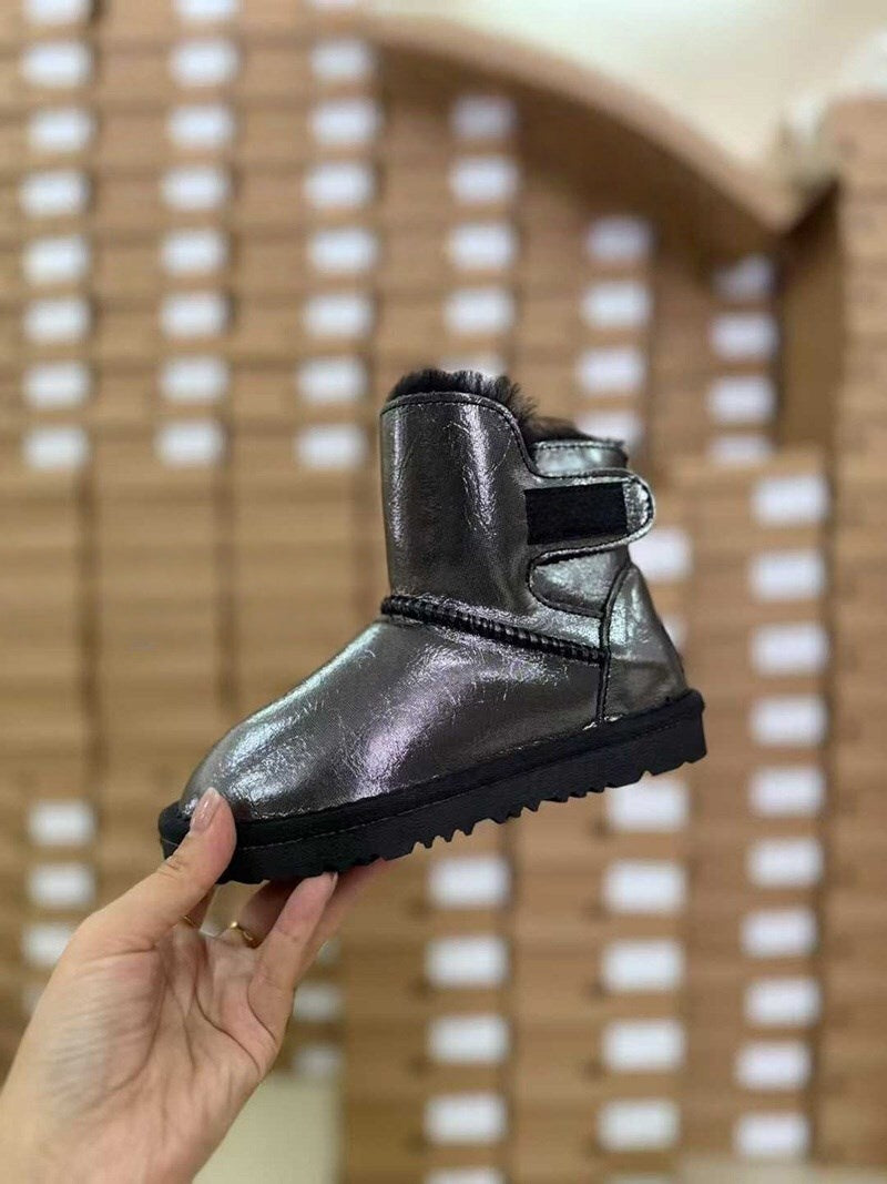 T588-715   Children's short boots with plush insulation -TG