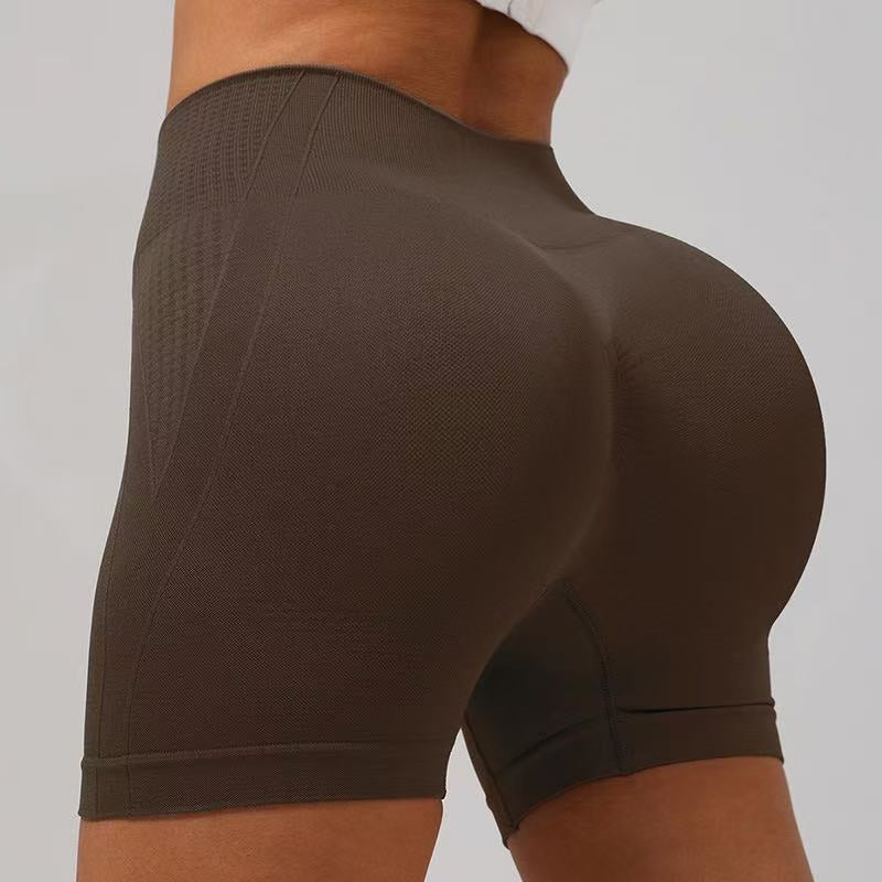 T588-1154 Hip lifting shorts for exercise, tight fitting yoga, fitness shorts